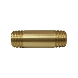 Lyncar 7753 1/2" x 2" Nipple - Brass