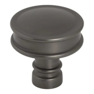 Top Knobs TK3140AG 1-1/4" Cranford Knob - Ash Grey