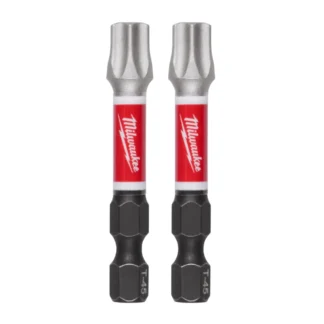 Milwaukee® 48-32-6000 SHOCKWAVE™ Impact Duty 2" T45 Impact Bits, 2 Pack