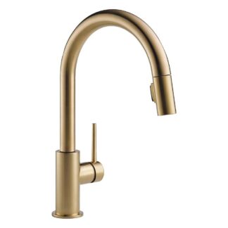 Delta 9159-CZ-DST Trinsic® Single Handle Pull-Down Kitchen Faucet - Champagne Bronze