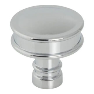Top Knobs TK3140PC 1-1/4" Cranford Knob - Polished Chrome