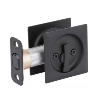 Weiser 9WR10310-025 Square Privacy Pocket Door Pull - Matte Black
