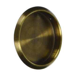 Deltana FP221RU5 2-1/8" Round Flush Pull - Antique Brass