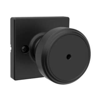Weiser GAC331MNK514VP Maven Square Privacy Knob - Matte Black