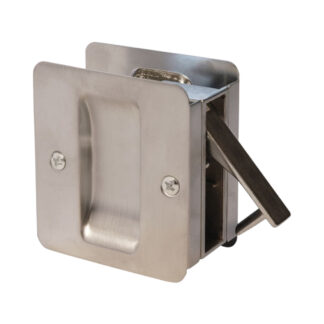 Weiser 9WR10300-023 Square Passage Pocket Door Pull - Satin Nickel
