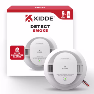 Kidde 21031559 Hardwire Smoke Alarm with Backup Battery - White