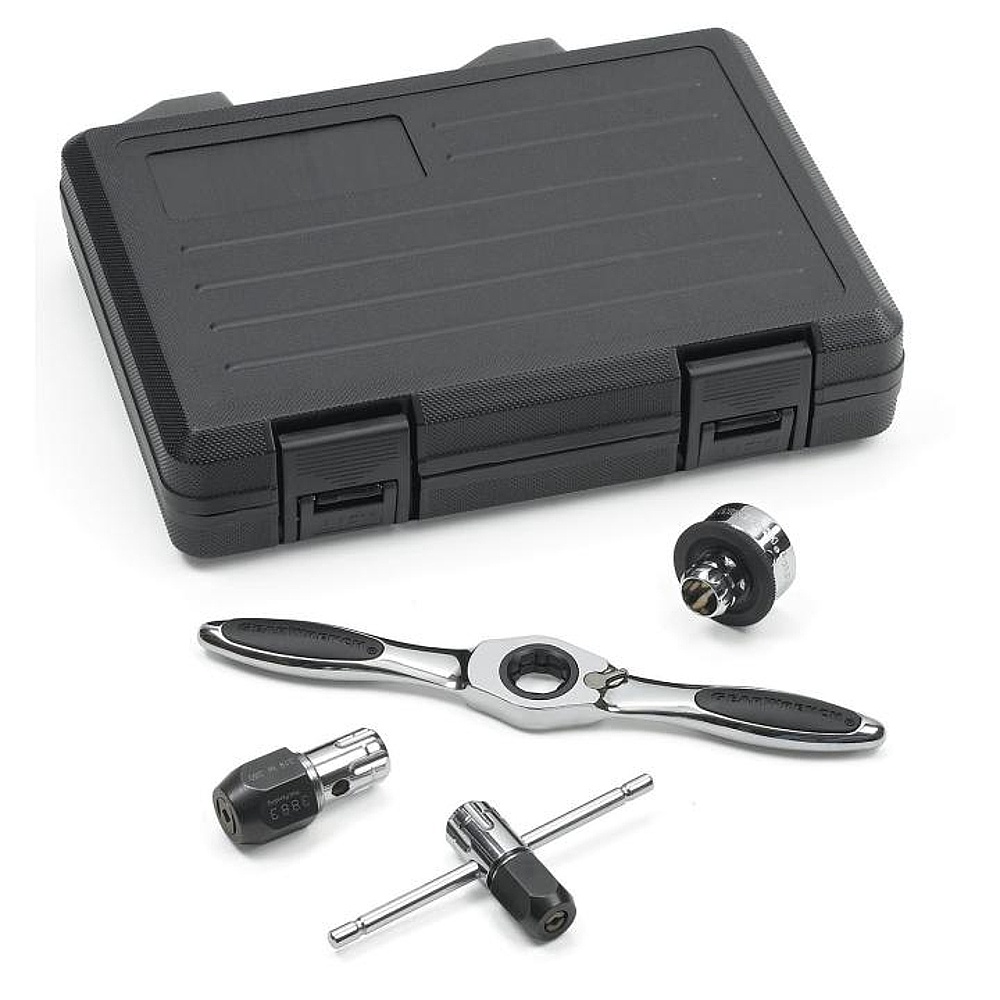 GEARWRENCH 3880 5 Piece Ratcheting Tap and Die Accessory Set