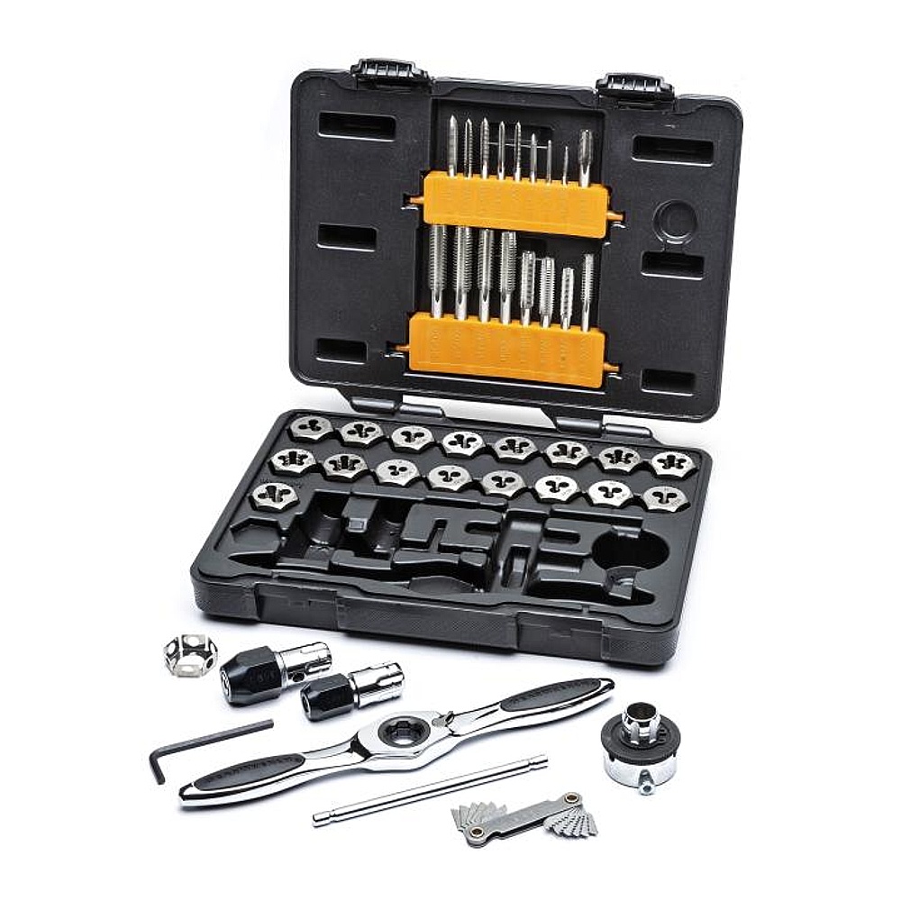 GEARWRENCH 3885 42 Piece SAE Ratcheting Tap and Die Set