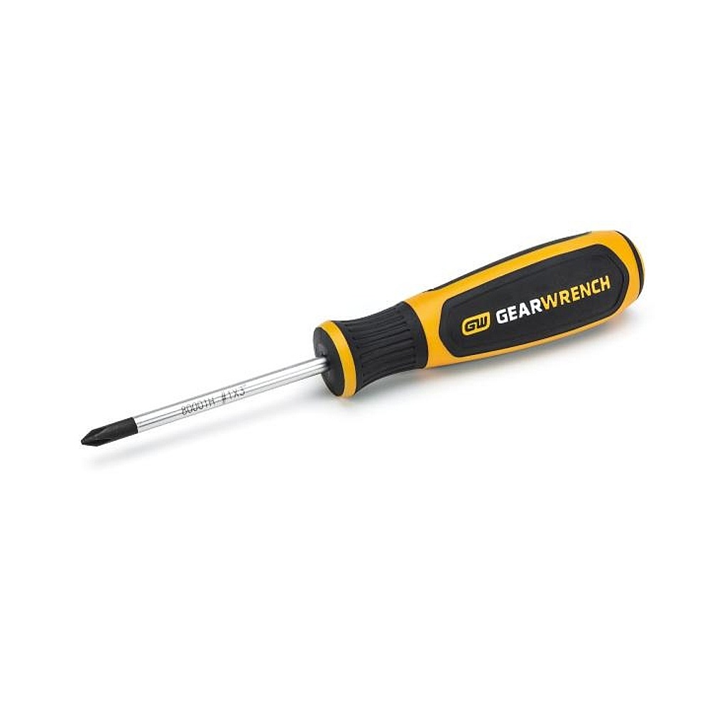 GEARWRENCH 80001H Dual Material Phillips® Screwdriver #1 x 3"