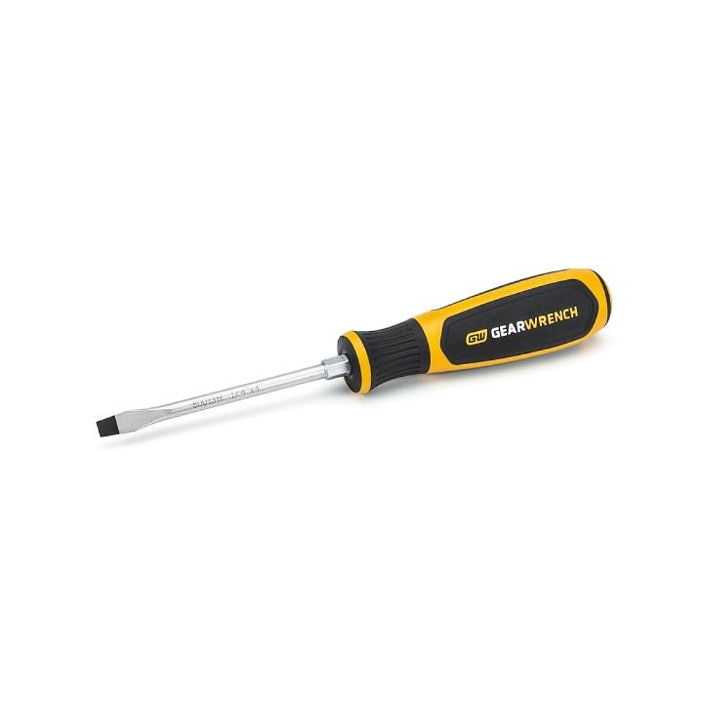 GEARWRENCH 80013H Dual Material Slotted Screwdriver 1/4" x 4"
