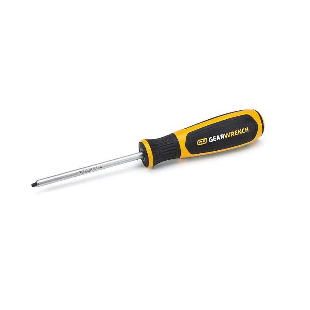 GEARWRENCH 80090H Dual Material Square Screwdriver #1 x 4"