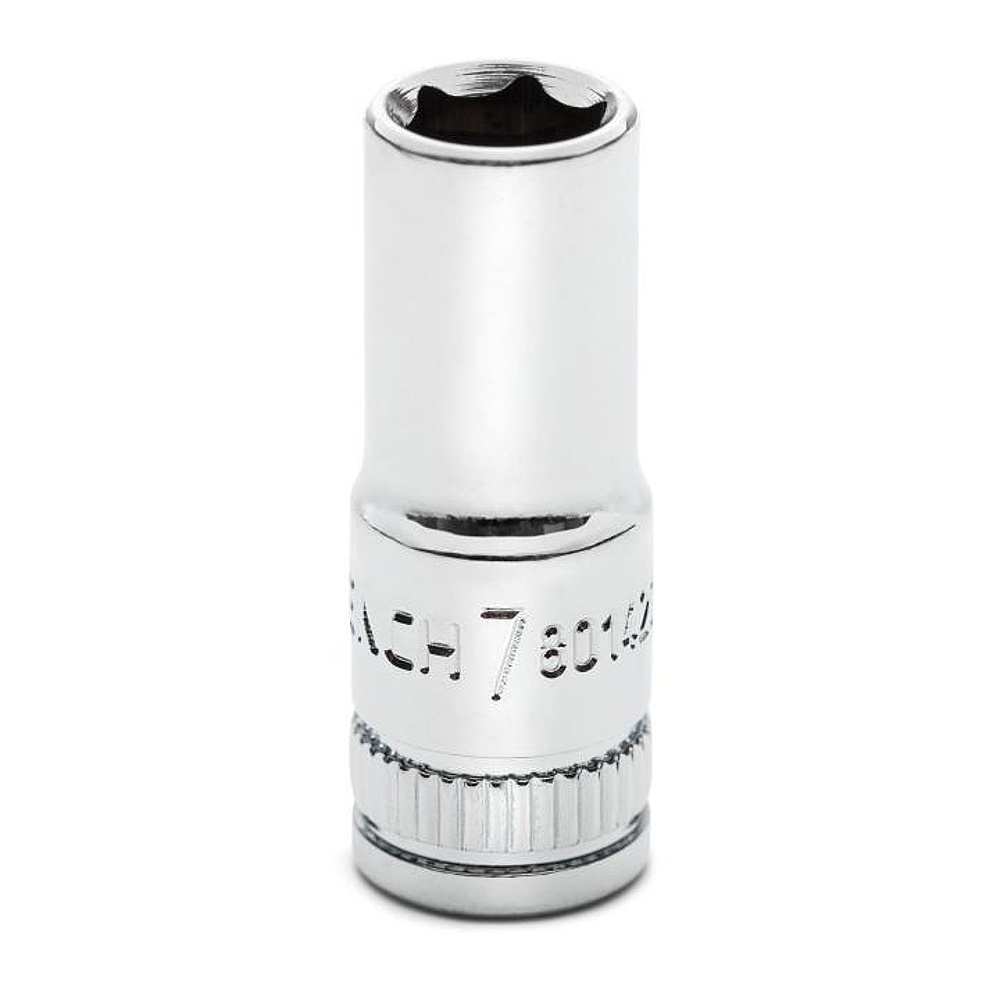 GEARWRENCH 80142S-06 1/4" Drive 6 Point Mid Length Metric Socket 7mm