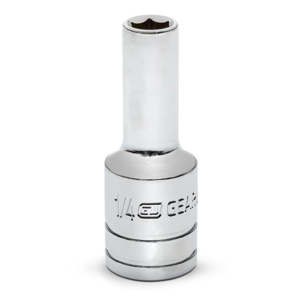 GEARWRENCH 80363S-06 3/8" Drive 6 Point Mid Length SAE Socket 1/4"