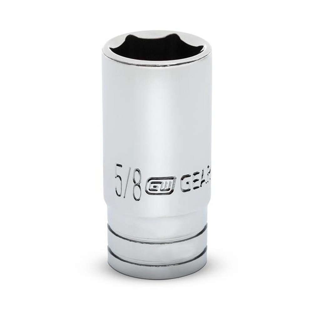 GEARWRENCH 80369S-06 3/8" Drive 6 Point Mid Length SAE Socket 5/8"