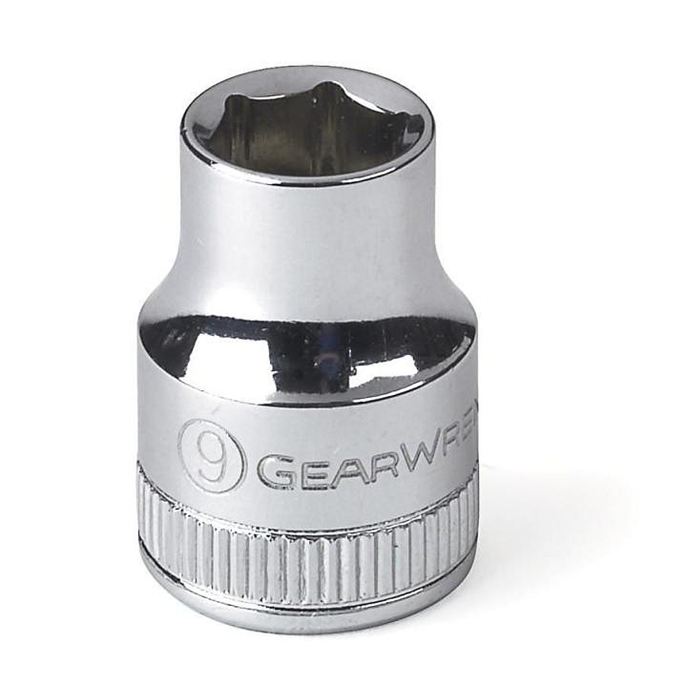 GEARWRENCH 80377 3/8" Drive 6 Point Standard Metric Socket 9mm