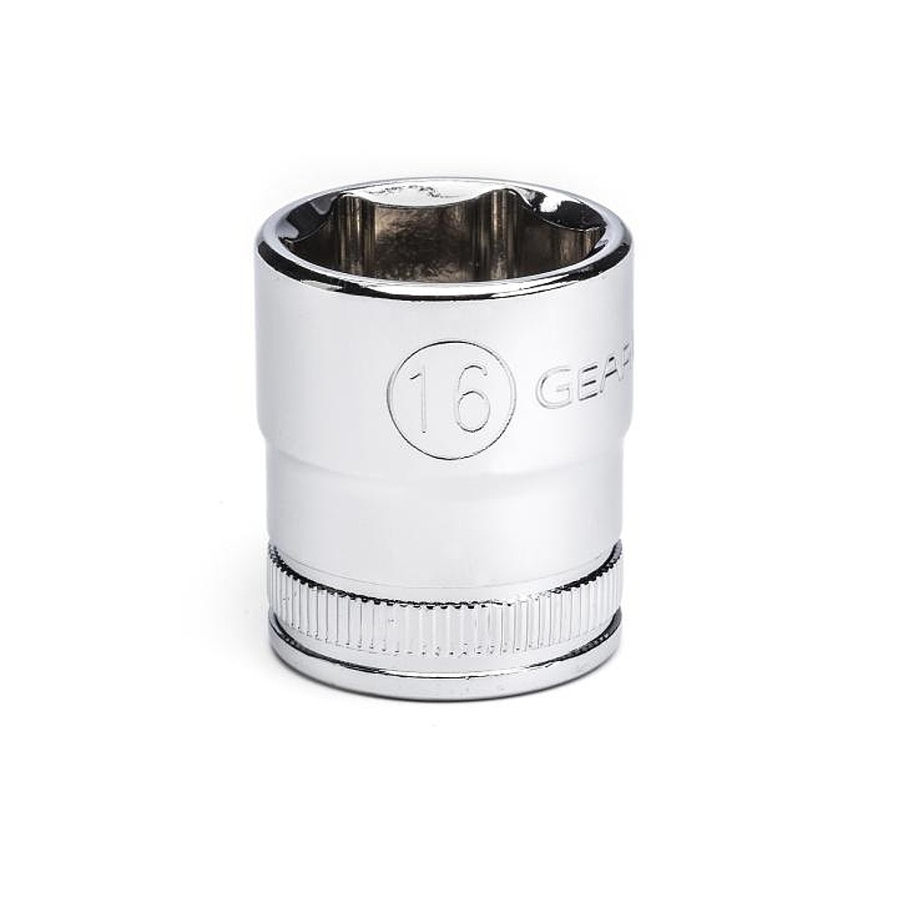 GEARWRENCH 80384 3/8" Drive 6 Point Standard Metric Socket 16mm