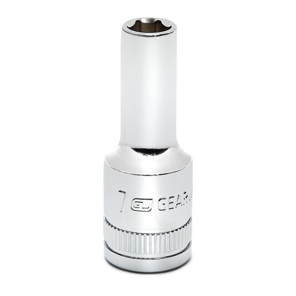 GEARWRENCH 80389S-06 3/8" Drive 6 Point Mid Length Metric Socket 7mm