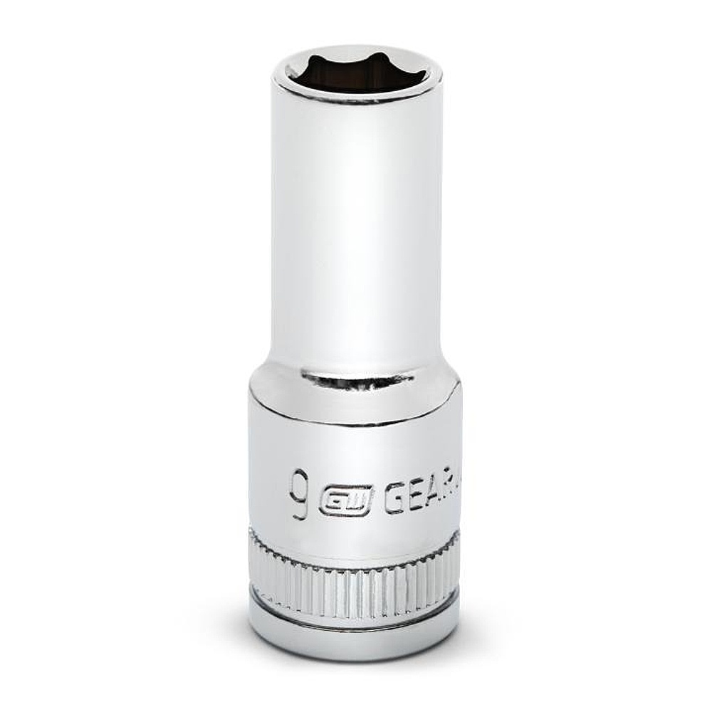 GEARWRENCH 80391S-06 3/8" Drive 6 Point Mid Length Metric Socket 9mm