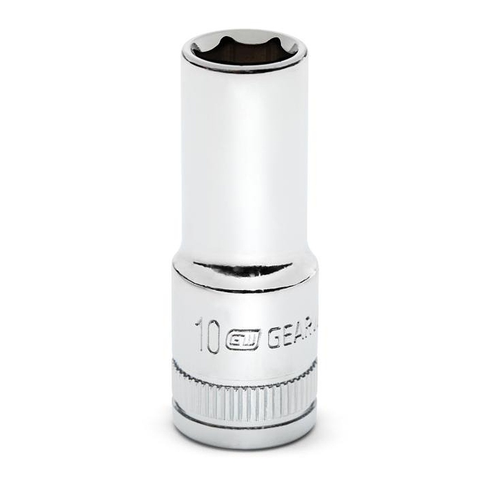 GEARWRENCH 80392S-06 3/8" Drive 6 Point Mid Length Metric Socket 10mm
