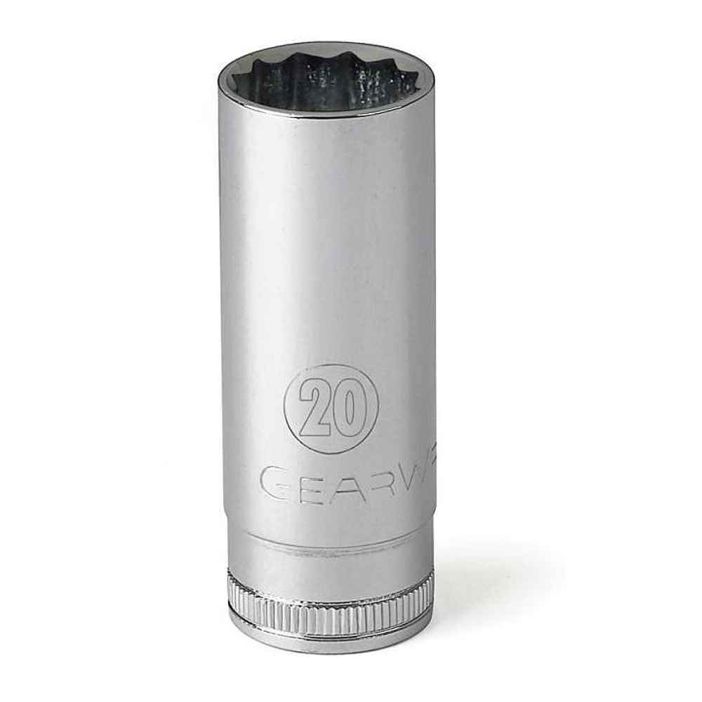 GEARWRENCH 80790 1/2" Drive 12 Point Deep Metric Socket 19mm