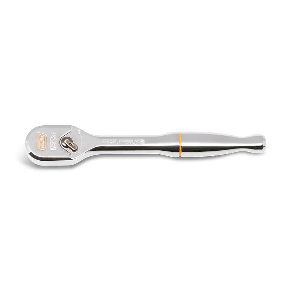GEARWRENCH 81011XP 1/4" Drive 120XP™ Full Polish Chrome Teardrop Ratchet 5"