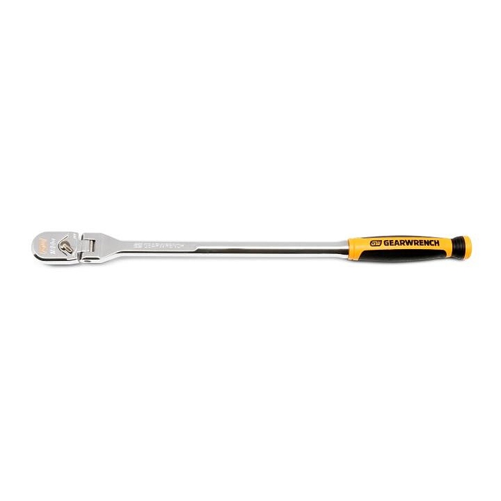 GEARWRENCH 81210XP 3/8" Drive 120XP™ Dual Material Handle Flex Head Teardrop Ratchet 15-1/2"