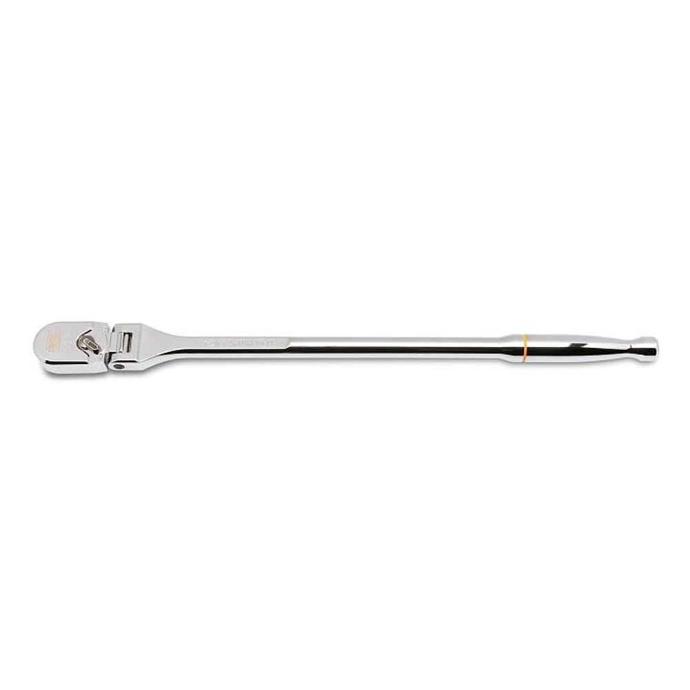 GEARWRENCH 81306XP 1/2" Drive 120XP™ Full Polish Chrome Flex Head Teardrop Ratchet 19"
