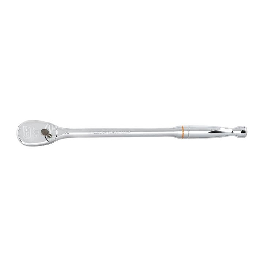 GEARWRENCH 81360T 1/2" Drive 90-Tooth Long Handle Teardrop Ratchet 15"