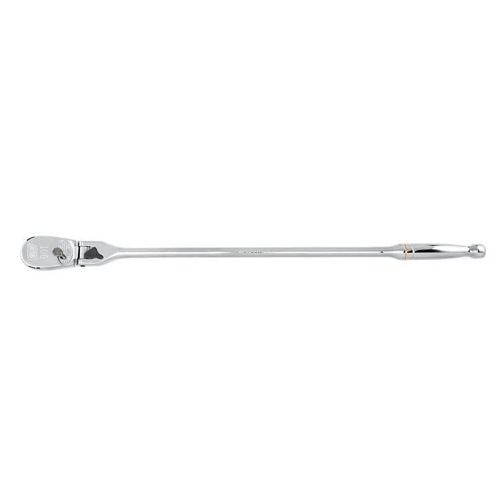 GEARWRENCH 81363T 1/2" Drive 90-Tooth Locking Flex Head Teardrop Ratchet 24"