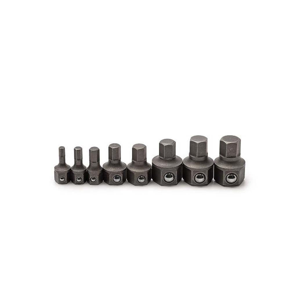 GEARWRENCH 81550 8 Piece Metric Hex Insert Bit Set for 6 & 12 Point Wrenches