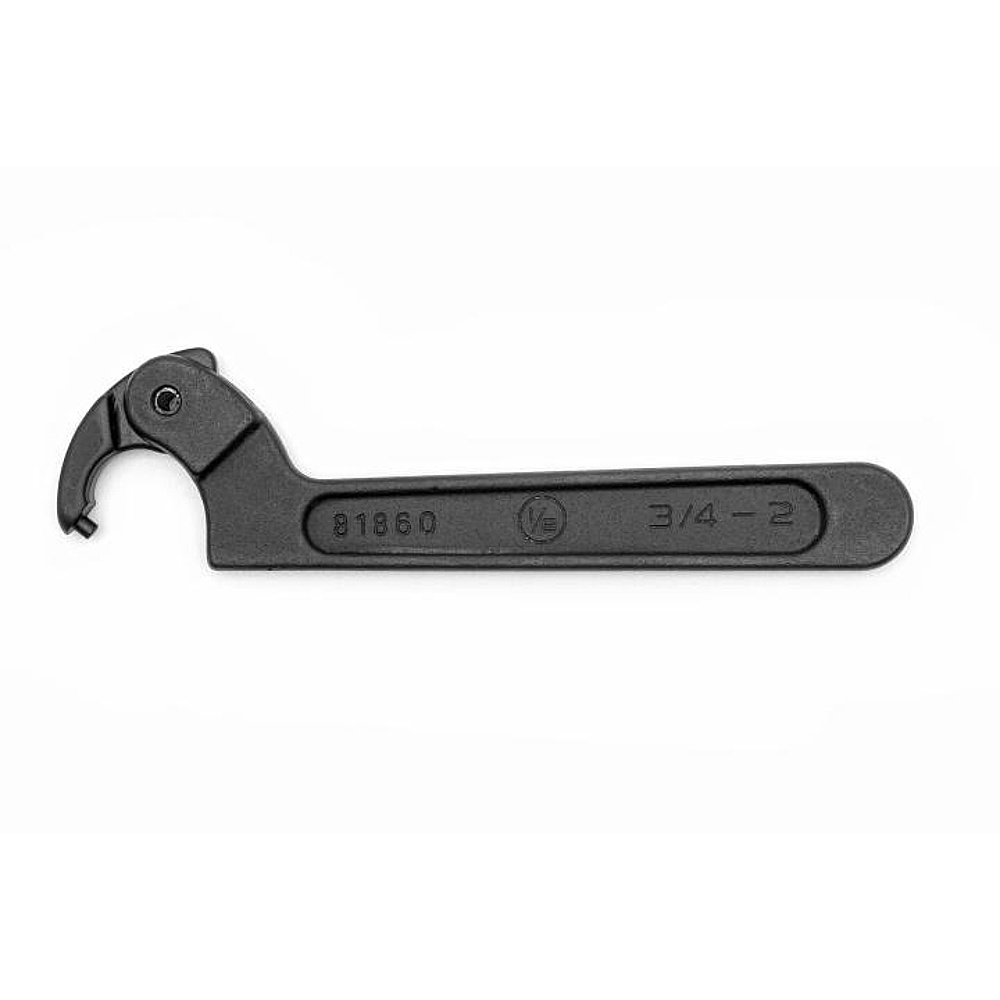 GEARWRENCH 81860 3/4" to 2" Adjustable Pin Black Oxide Spanner Wrench 1/8" Pin