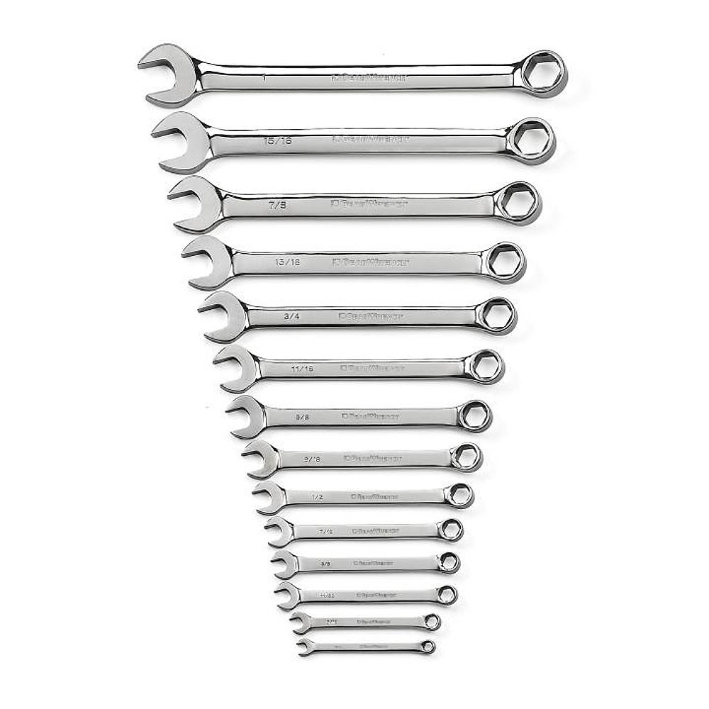 GEARWRENCH 81924 14 Piece 6 Point Combination SAE Wrench Set