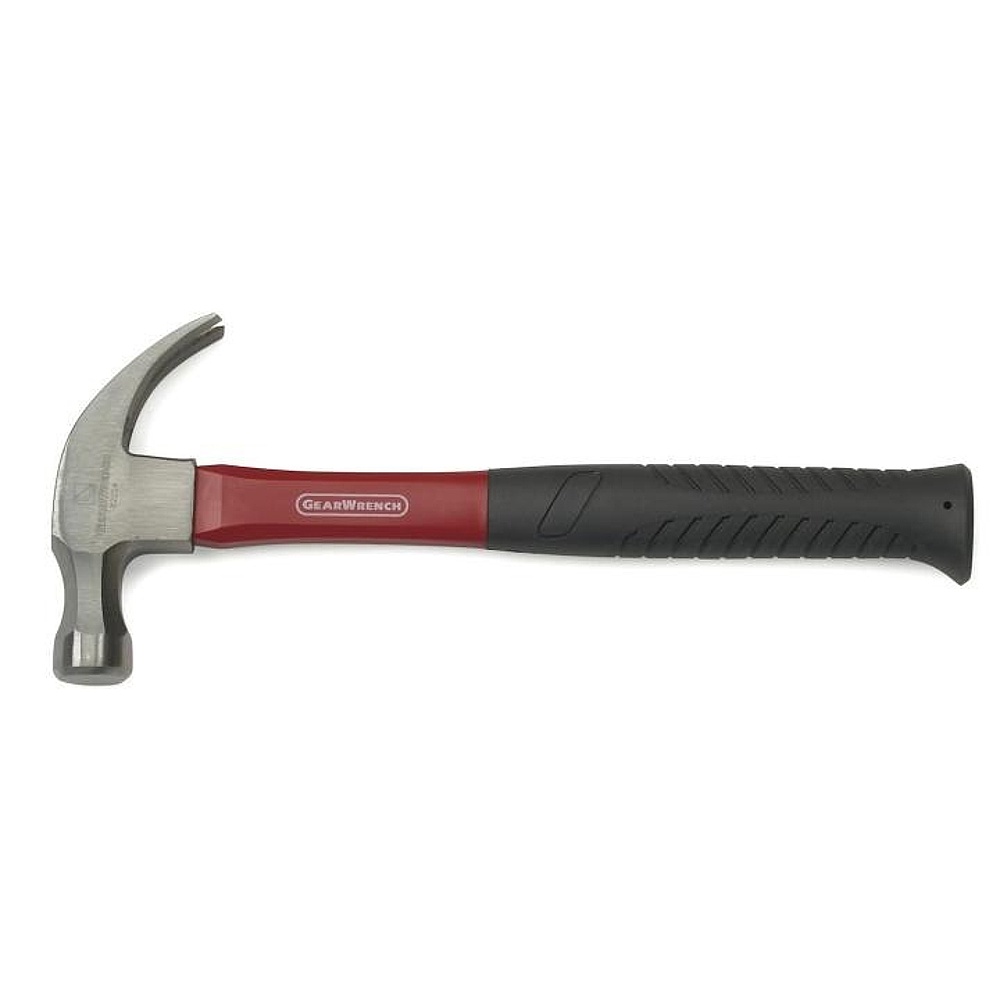 GEARWRENCH 82254 16 oz. Curved Claw Hammer with Fiberglass Handle