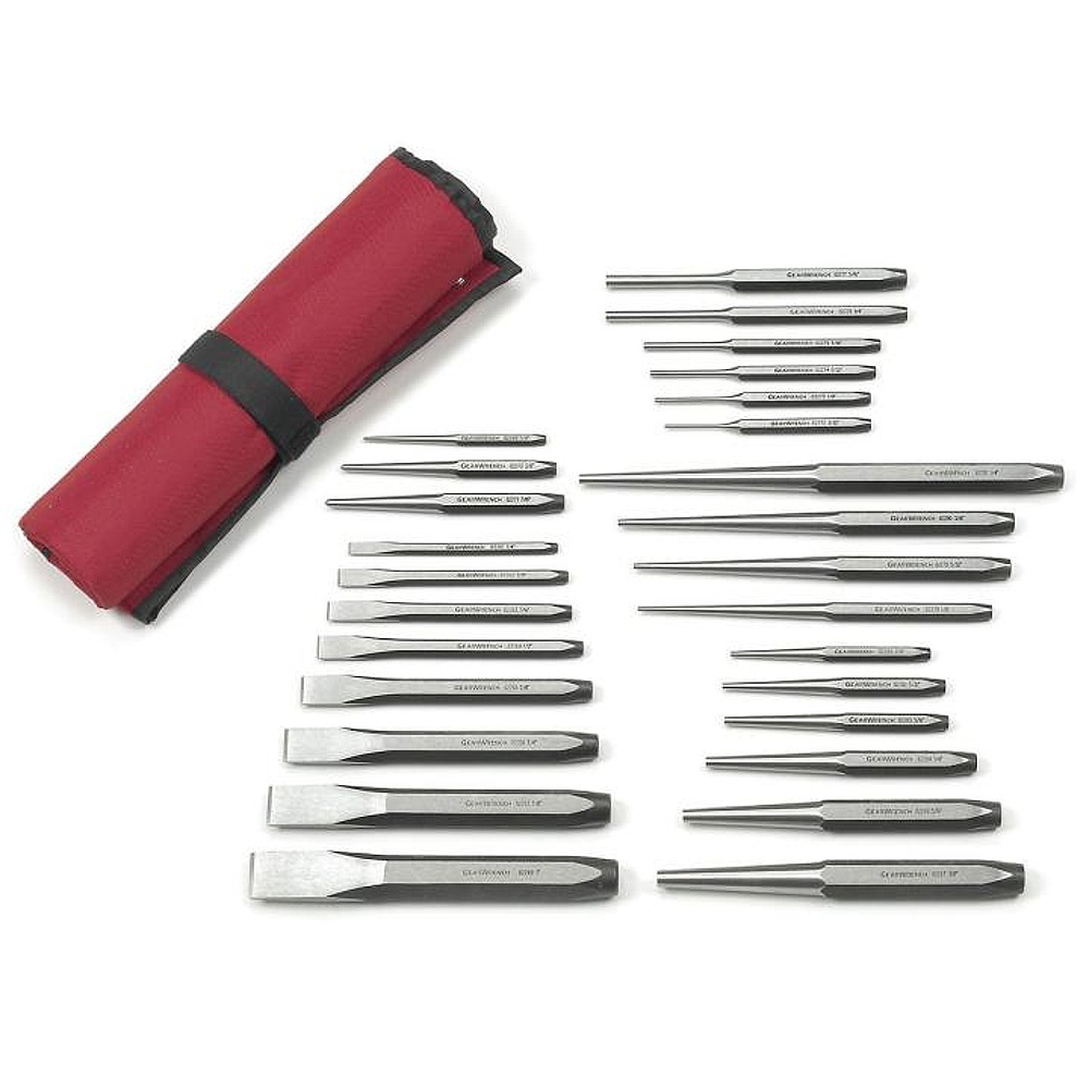 GEARWRENCH 82306 27 Piece Punch and Chisel Set