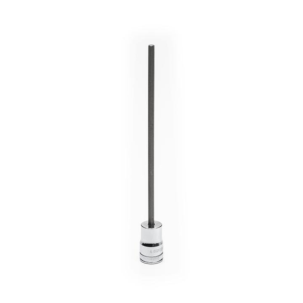 GEARWRENCH 82547 3/8" Drive Long Length Hex Bit Metric Socket 4mm