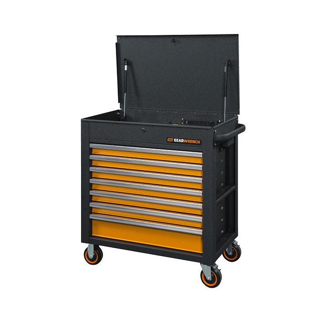GEARWRENCH 83246 35" 7 Drawer Rolling Tool Cart with Tilt Top