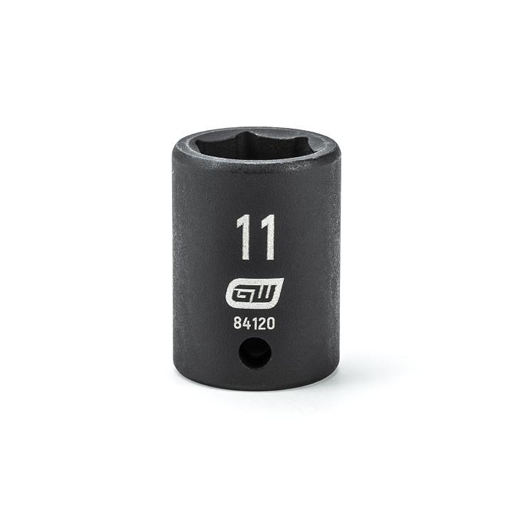 GEARWRENCH 84120 1/4" Drive 6 Point Standard Impact Metric Socket 11mm
