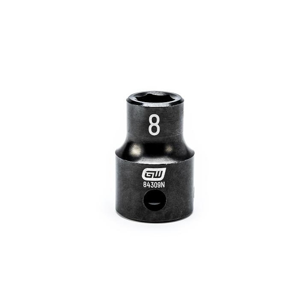 GEARWRENCH 84309N 3/8" Drive 6 Point Standard Impact Metric Socket 8mm
