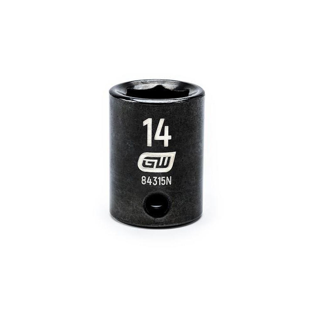 GEARWRENCH 84315N 3/8" Drive 6 Point Standard Impact Metric Socket 14mm