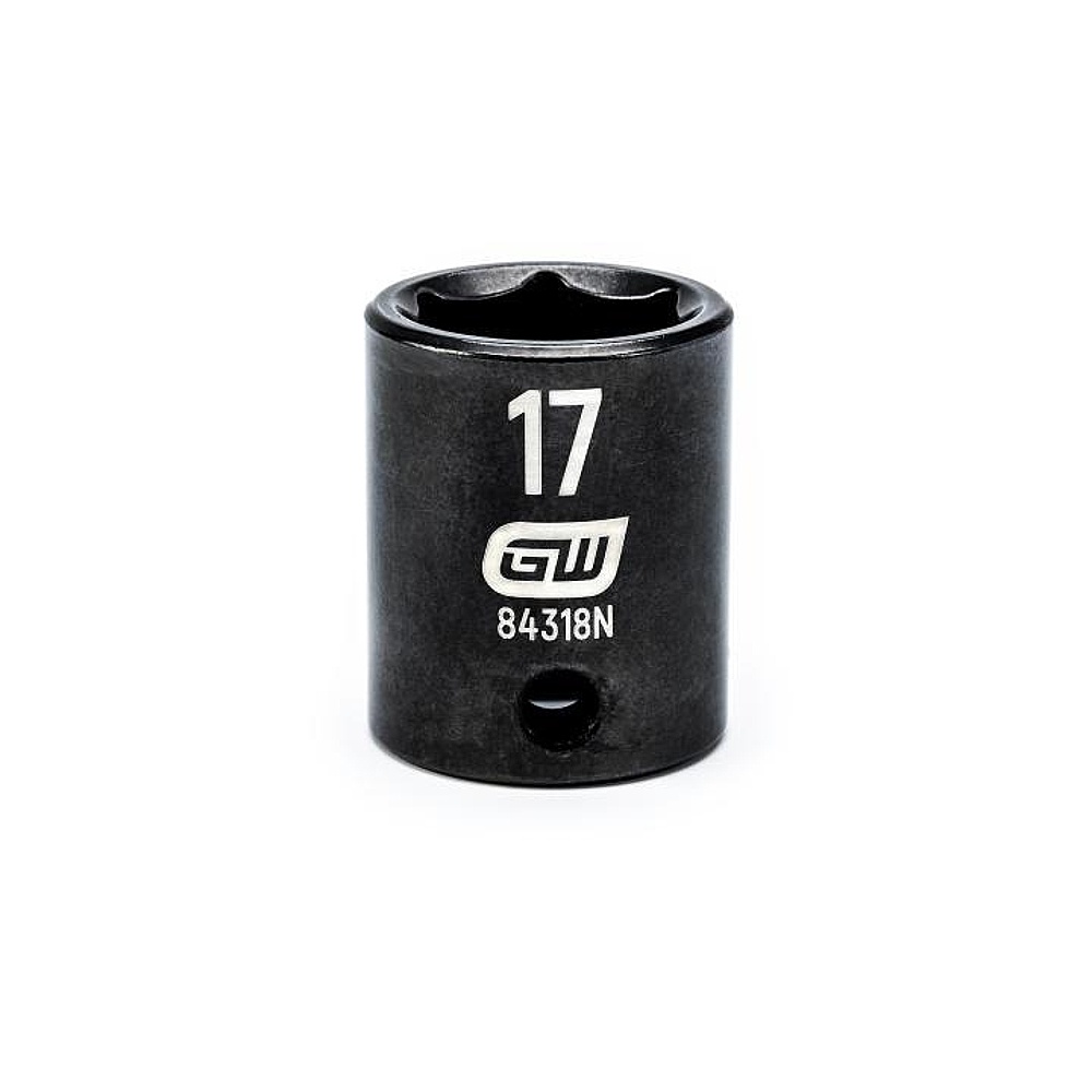 GEARWRENCH 84318N 3/8" Drive 6 Point Standard Impact Metric Socket 17mm
