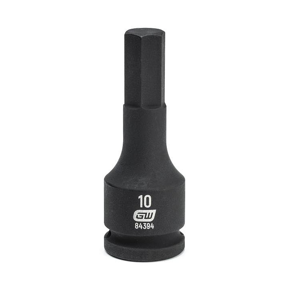 GEARWRENCH 84394 3/8" Drive Hex Bit Impact Metric Socket 10mm