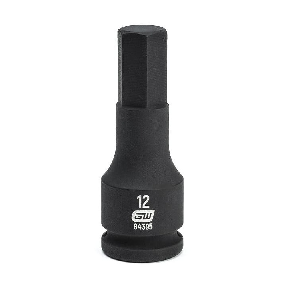 GEARWRENCH 84395 3/8" Drive Hex Bit Impact Metric Socket 12mm