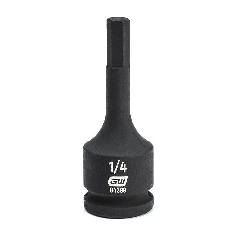 GEARWRENCH 84399 3/8" Drive Hex Bit Impact SAE Socket 1/4"