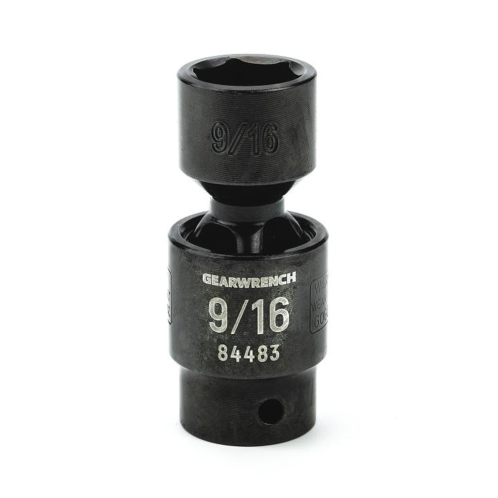 GEARWRENCH 84483 3/8" Drive 6 Point Standard X-Core™ Impact Universal SAE Socket 9/16"