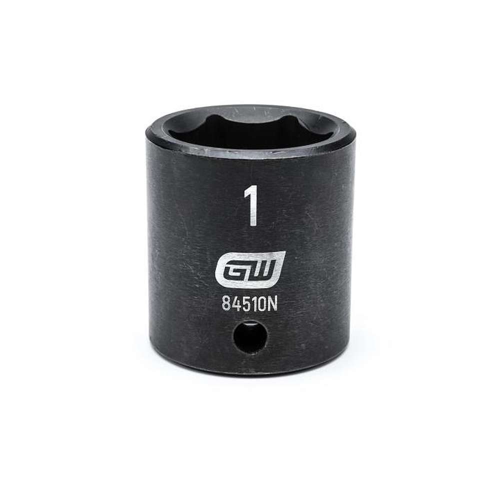 GEARWRENCH 84510N 1/2" Drive 6 Point Standard Impact SAE Socket 1"