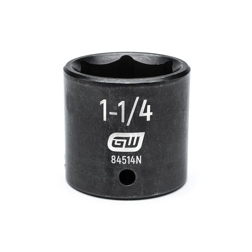 GEARWRENCH 84514N 1/2" Drive 6 Point Standard Impact SAE Socket 1-1/4"