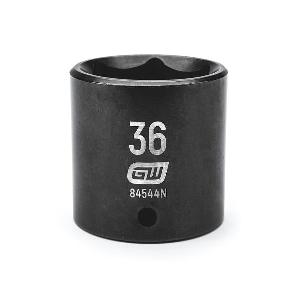 GEARWRENCH 84544N 1/2" Drive 6 Point Standard Impact Metric Socket 36mm