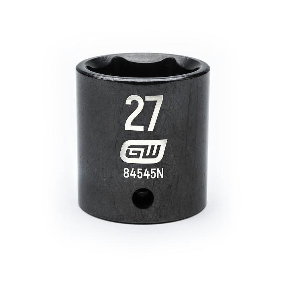 GEARWRENCH 84545N 1/2" Drive 6 Point Standard Impact Metric Socket 27mm