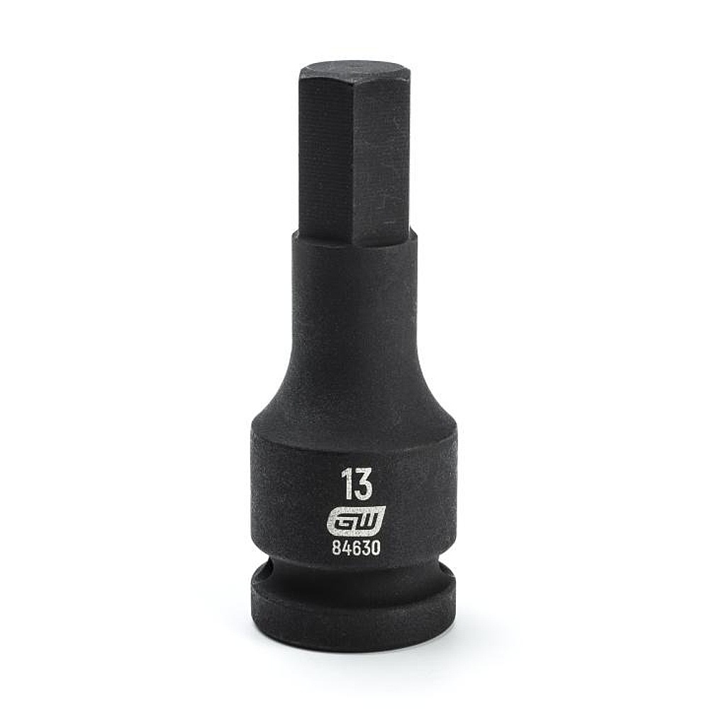 GEARWRENCH 84630 1/2" Drive Hex Bit Impact Metric Socket 13mm