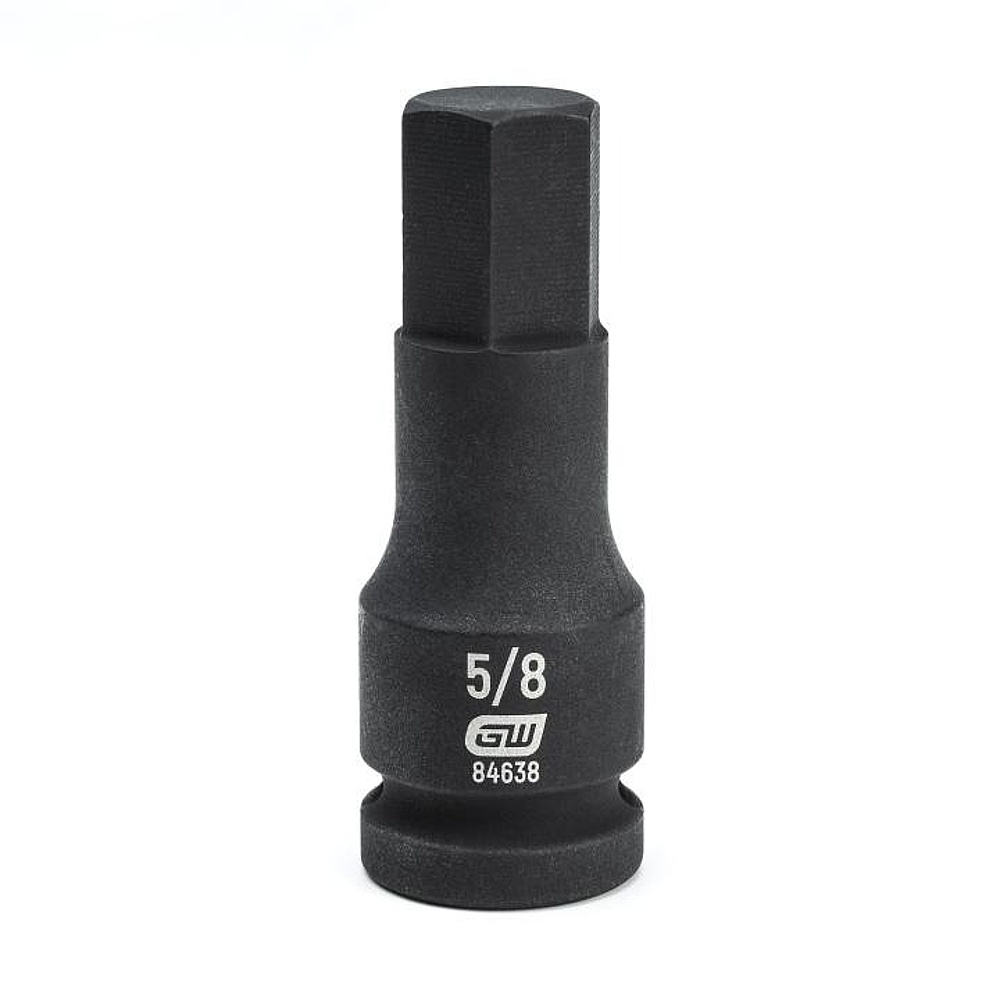 GEARWRENCH 84638 1/2" Drive Hex Bit Impact SAE Socket 5/8"